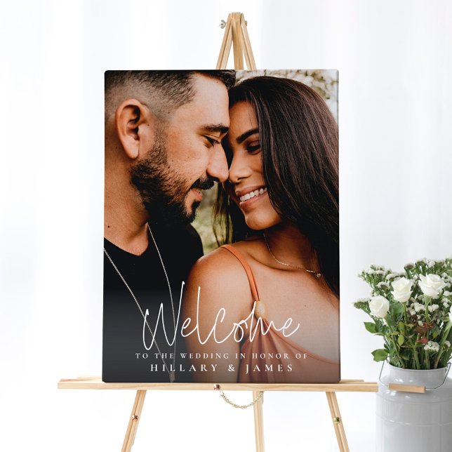 Elegant Calligraphy Wedding Welcome Sign (Creator Uploaded)