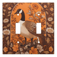 Elegant Canadian Goose William Morris Inspired