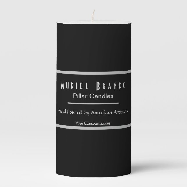 Elegant Candle Company V2 Pillar Candle (Front)