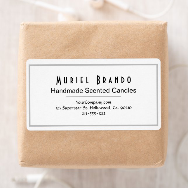 Elegant Candle Company V3 Return Address Label (Insitu)