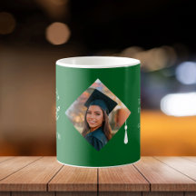 Elegant Cap Topper Custom Graduate Photo Keepsake