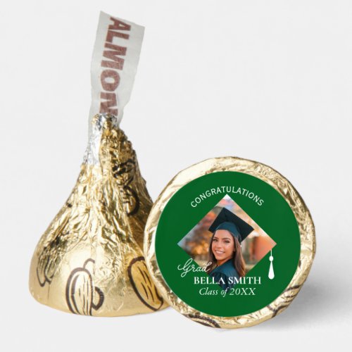 Elegant Cap Topper Graduate Custom Photo Food Gift Hershey®'s Kisses®