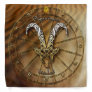 Elegant Capricorn Horned Goat Zodiac Astrology Bandana