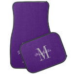 Elegant Car Mats Full Set Personalized Monogram