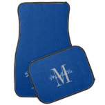 Elegant Car Mats Full Set Personalized Monogram