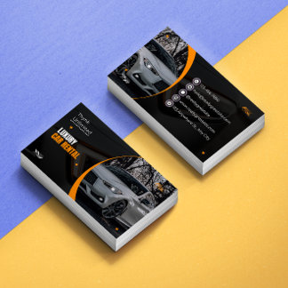 Elegant Car Rental  Business Card