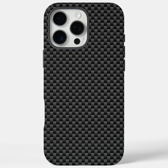 Elegant Carbon Fiber Style Background Case-Mate iPhone Case (Back)