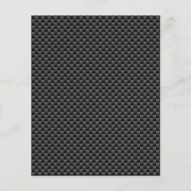 Elegant Carbon Fiber Style Print Background Flyer (Front)
