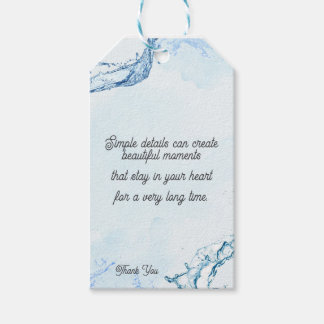 Elegant Card Label Tags for Gifts, Wedding Favors,