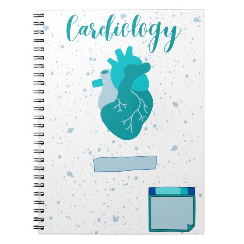 Elegant cardiology notebook for medical student