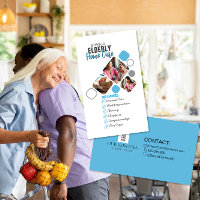 Elegant Caregiver photo Grey & Blue Design