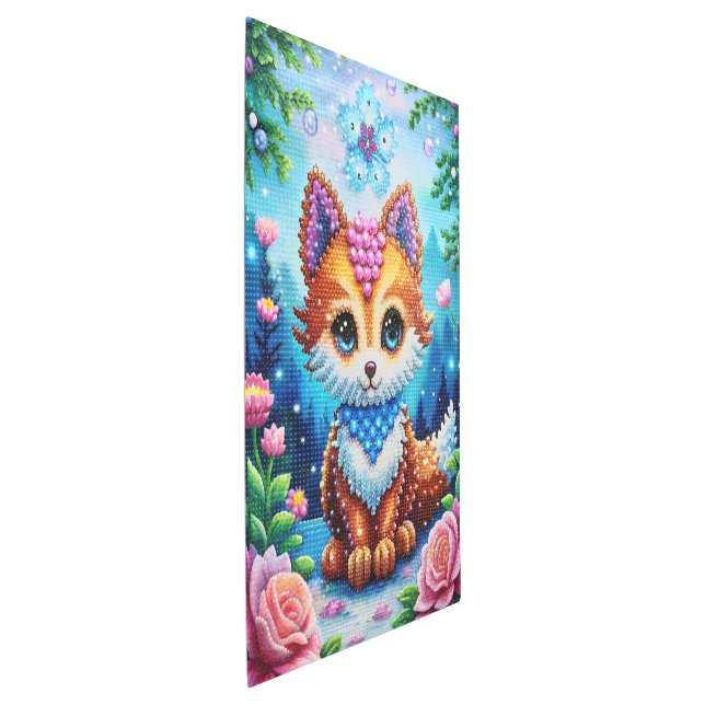 Elegant Cat 5D Diamond Painting Kit Drill DIY Wall Metal Print (3/4)