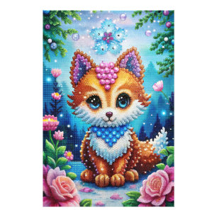 Elegant Cat 5D Diamond Painting Kit Drill DIY Wall Photo Print