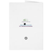 Elegant Cat Blank Cards (Back)