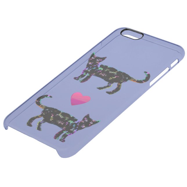 Elegant Cat iPhone 6 Plus Clearly™ Deflector Case (Bottom)