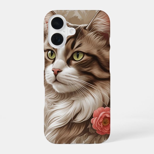 Elegant Cat  Iphone Case (Back)