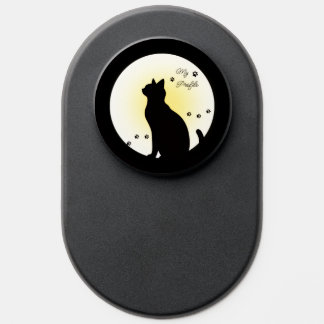 Elegant Cat Lover Minimalist Design PopSocket