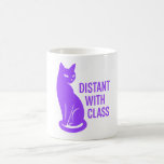 Elegant Cat Mug – Distant with Class