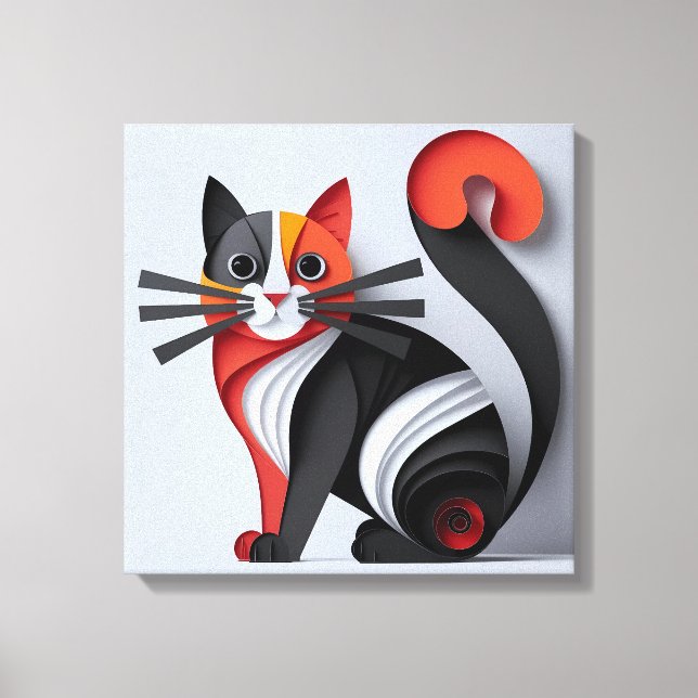Elegant Cat Wall Decor (Front)
