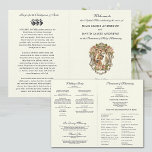 Elegant Catholic Latin Mass Wedding Program<br><div class="desc">By request, I have created custom designed traditional Catholic Latin Mass wedding programs. Our folded programs are very helpful for your guests to know the order of the High Latin Mass & when to sit, stand, and kneel. If you are having a Low Mass, you will want to change the...</div>