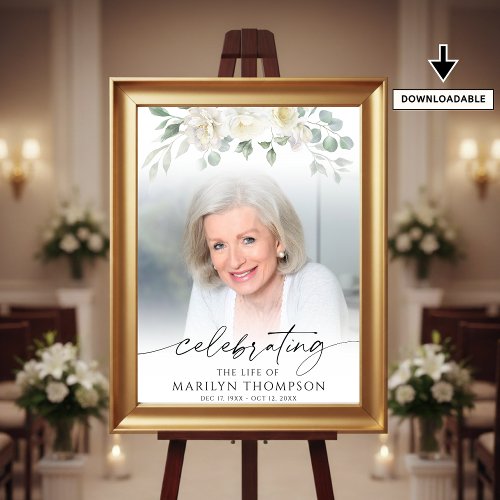 Elegant Celebrating the Life of Floral Photo