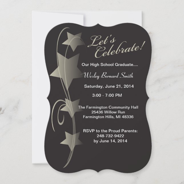 Elegant Celebration Invitation (Front)