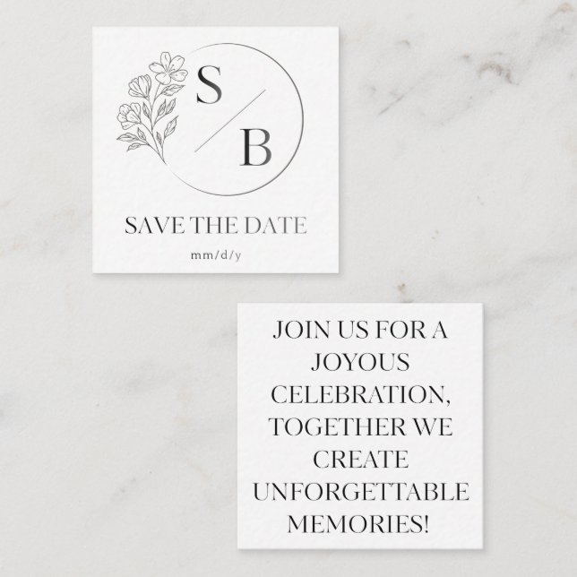 Elegant Celebration Invitation Card | Modern Event (Front/Back)
