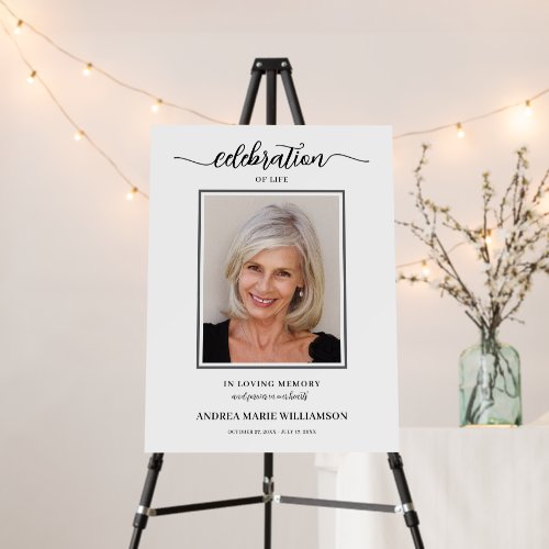 Elegant Celebration of Life Funeral Memorial