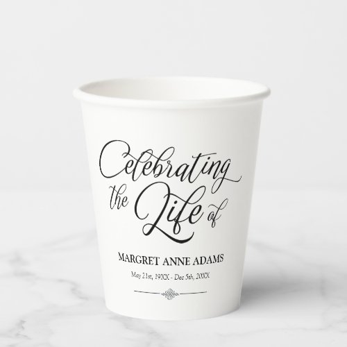 Elegant Celebration of Life Funeral