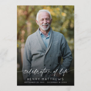 Elegant Celebration of Life Order of Service Program
