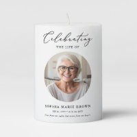 Elegant Celebration of Life Photo Funeral Memorial