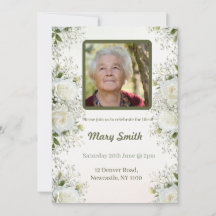 Elegant Celebration of Life Photo Memorial