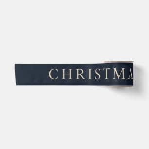 Elegant Celestial Christmas, Midnight Navy style Satin Ribbon