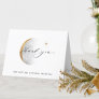 Elegant Celestial Moon and Stars Wedding Thank You Card