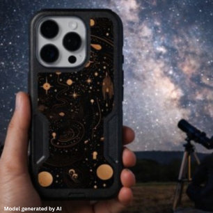 Elegant Celestial - Mystical Galaxy Art iPhone 16 Pro Case