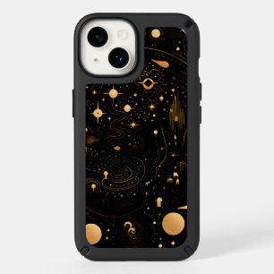 Elegant Celestial - Mystical Galaxy Art Speck iPhone 14 Case