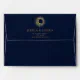 Elegant Celestial Navy Sun Crescent Moon Envelope | Zazzle