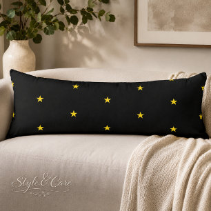 Elegant Celestial Star Pattern Body Accent Pillow