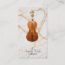 Elegant Cellist Musician Business Card