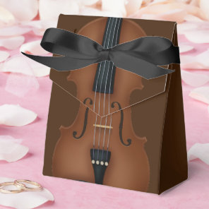 Elegant Cello Stringed Instrument Classical Music Favor Boxes