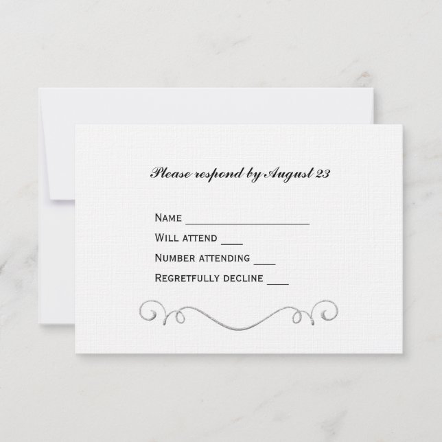 Elegant Celtic Cross RSVP (Front)