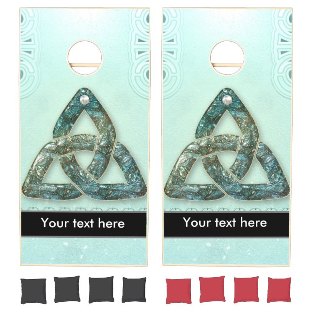 Elegant celtic knot cornhole set (Set)