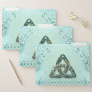 Elegant celtic knot file folder