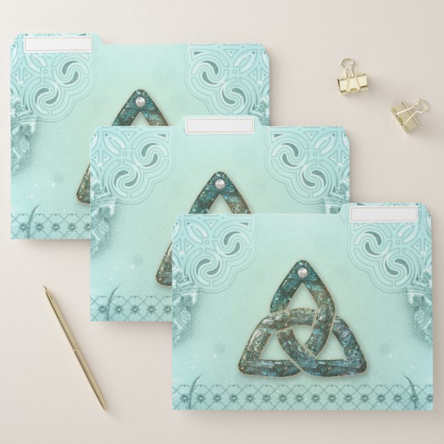 Elegant celtic knot file folder (Set)