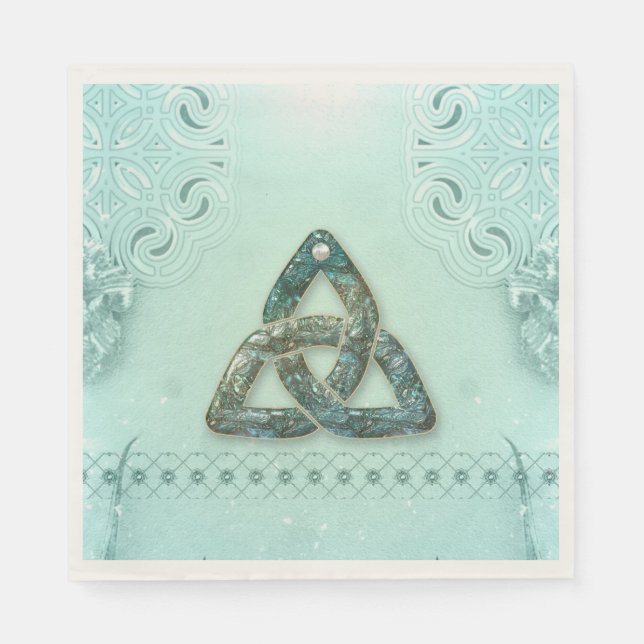 Elegant celtic knot napkins (Front)