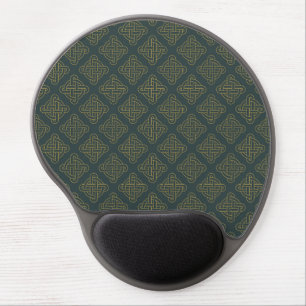 Elegant Celtic Knot Pattern Gel Mouse Pad