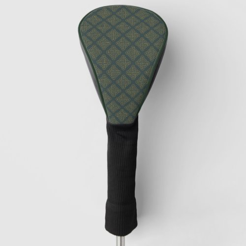 Elegant Celtic Knot Pattern Golf Head Cover