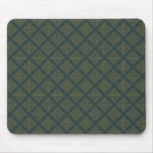Elegant Celtic Knot Pattern Mouse Pad