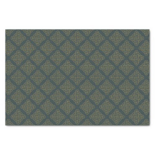 Elegant Celtic Knot Pattern Tissue Paper