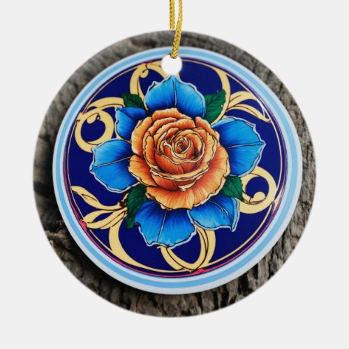 Elegant Ceramic Circle Ornament Add Grace to Your Ceramic Ornament